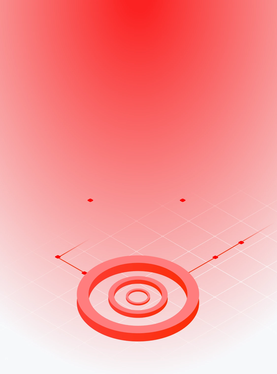Concentric circles mobile background illustration