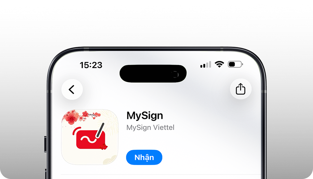 MySign App Interface