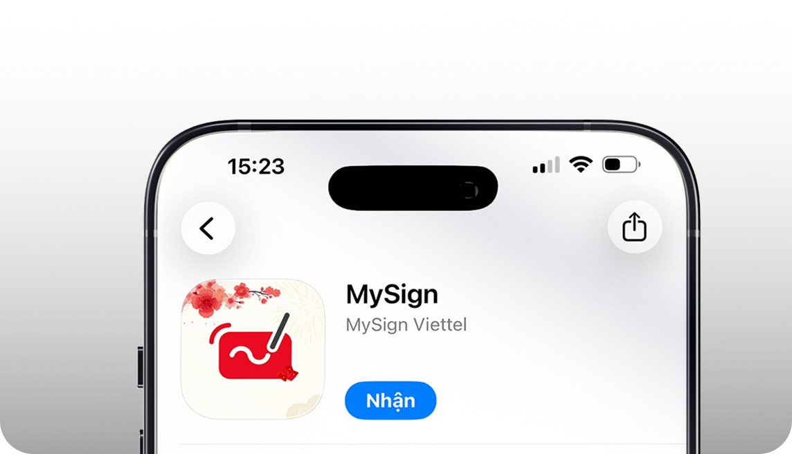 MySign App Interface