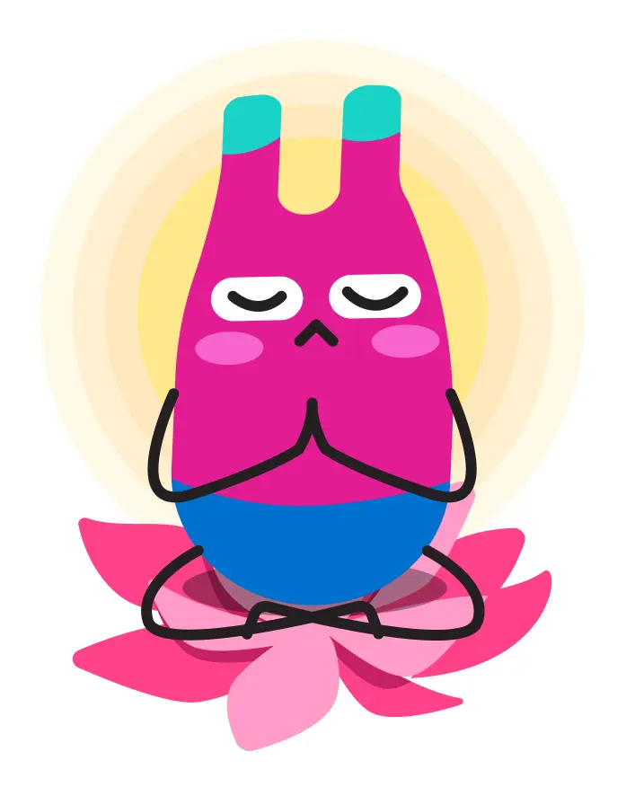 Meditating Mascot