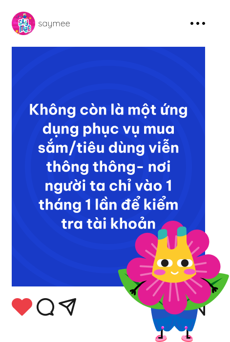 Không còn là một ứng dụng phục vụ mua sắm tiêu dùng viễn thông