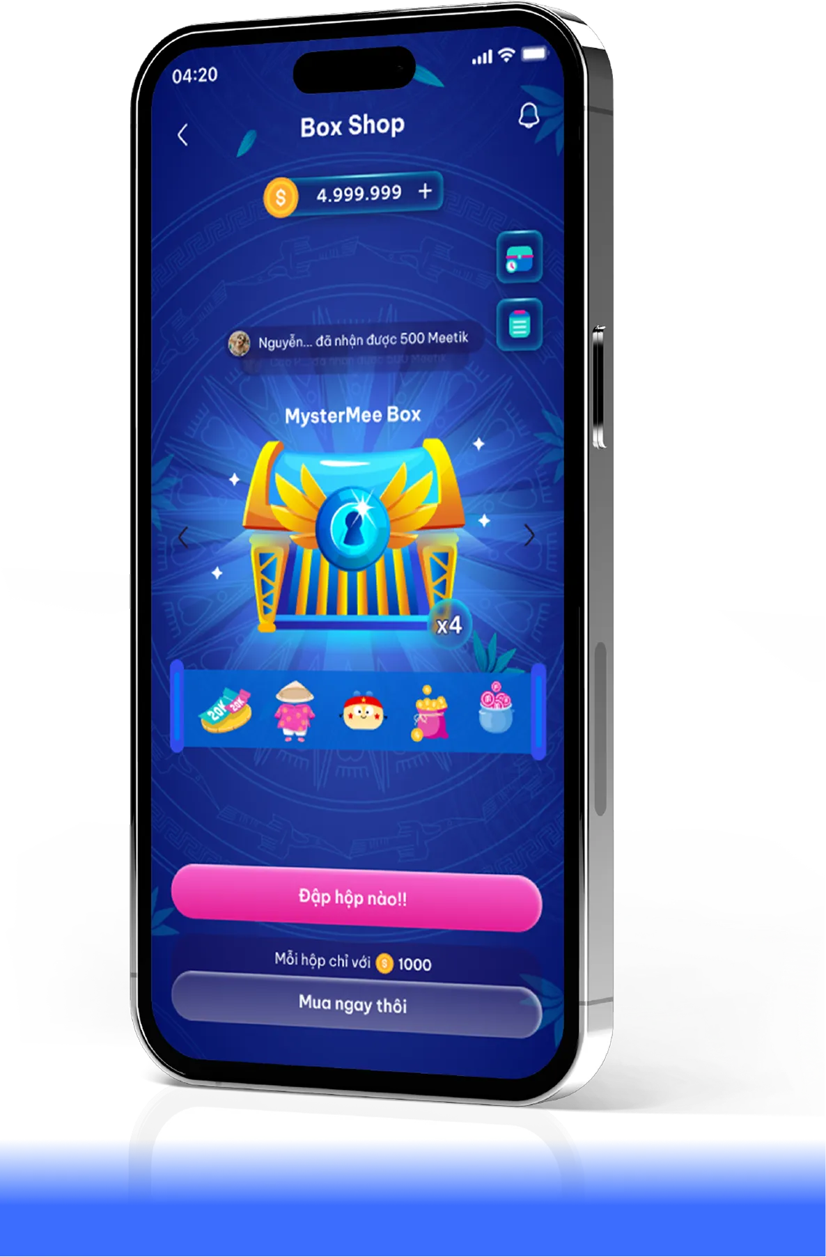 Saymee Box Shop App Mockup